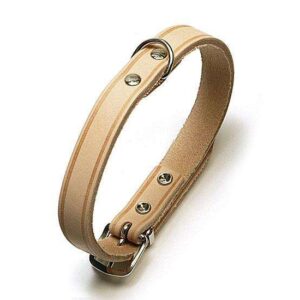 Karlie RONDO Halsband genietet – Natur – 25 mm, 70 cm