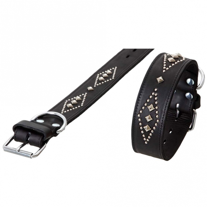 Karlie RONDO Halsband doubliert mit Ziernieten - 80cm/50mm 02206.jpg