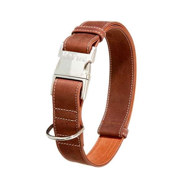 Karlie Buffalo Ultra Halsband - Braun/Hellbraun - 15 mm / 30-45 cm 02255.jpg