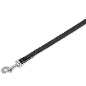 Karlie RONDO Leine genäht – Schwarz – 22 mm, 100 cm