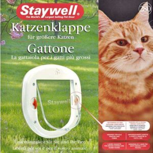 Karlie Staywell 280 Katzenklappe – Weiß, Groß