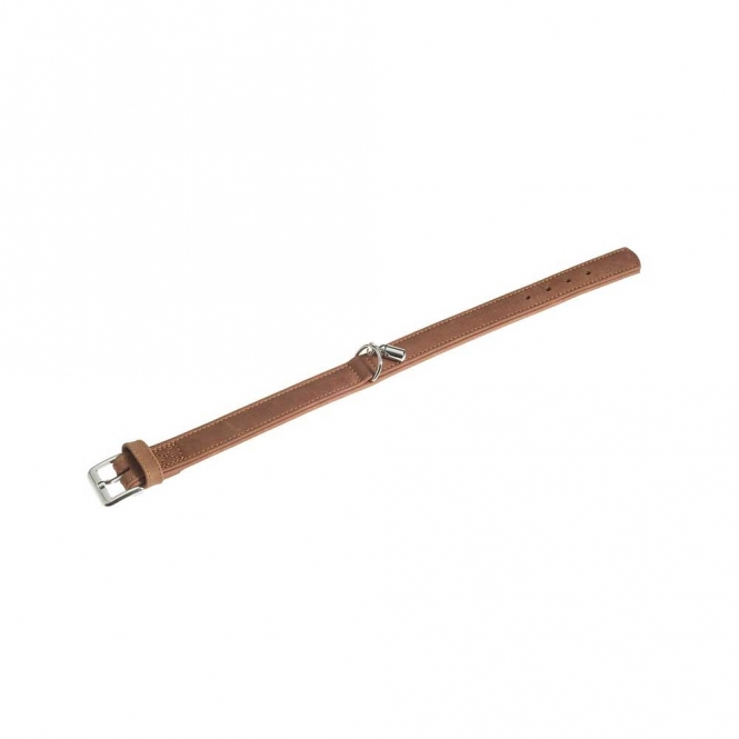 Karlie Halsband Buffalo aus Kalbsleder - Braun - 60 cm/30 mm 09319 var.jpg