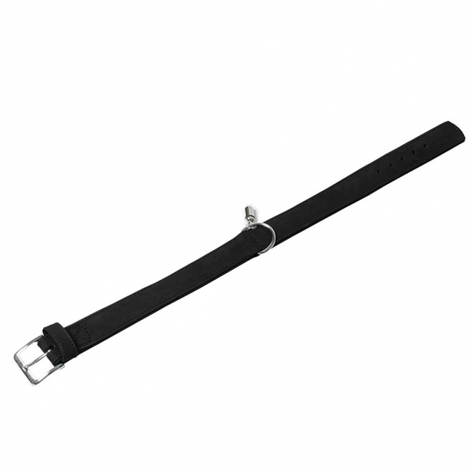 Karlie Halsband Buffalo aus Kalbsleder - Schwarz - 50 cm/30 mm 09919 var.jpg