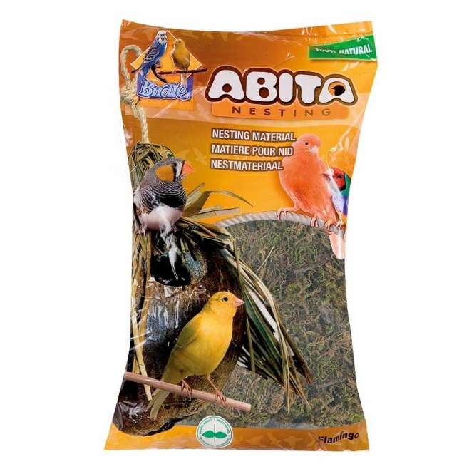 Karlie Flamingo Nistmaterial Abita Naturmoos - 100g 100042.jpg