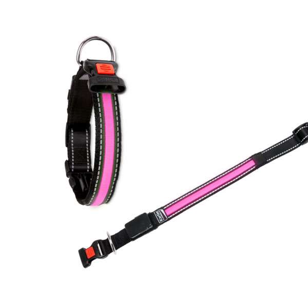 Karlie Flamingo oLED Halsband mit USB Ladegerät - Pink - 44 - 48 cm 1030883 var.jpg