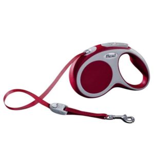 Flexi VARIO Gurt-Roll-Leine – Größe S, 5m/bis 15kg – Rot