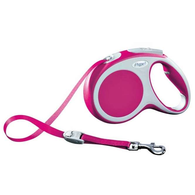 Flexi VARIO Gurt-Roll-Leine - Größe M, 5m/bis 25kg - Pink 12076 trxi.jpg