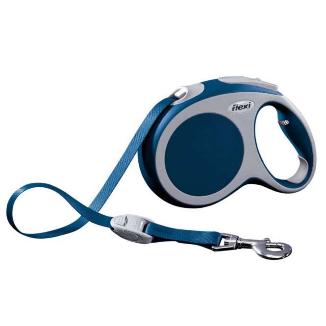 Flexi VARIO Gurt-Roll-Leine - Größe L, 5m/bis 60kg - Blau 12082 trxi 1.jpg