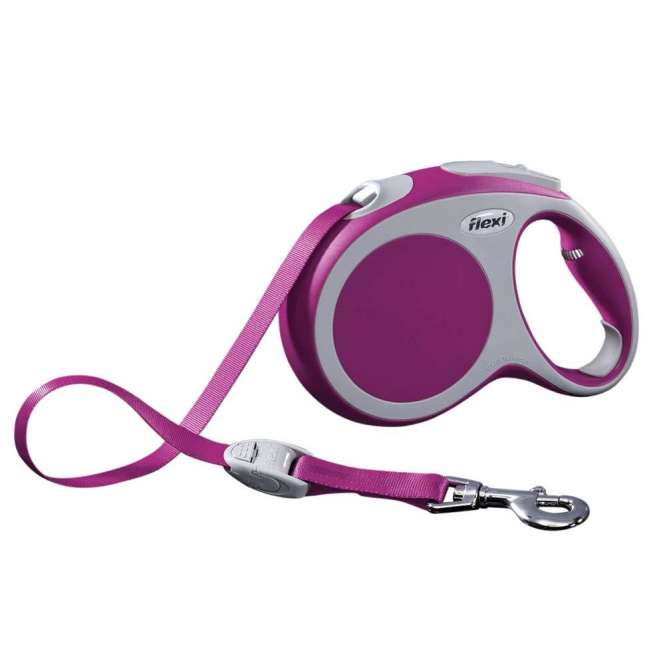 Flexi VARIO Gurt-Roll-Leine - Größe L, 5m/bis 60kg - Pink 12086 trxi.jpg