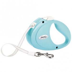 FLEXI Rollleine PUPPY Gurt – 2m, bis 12kg – hellblau