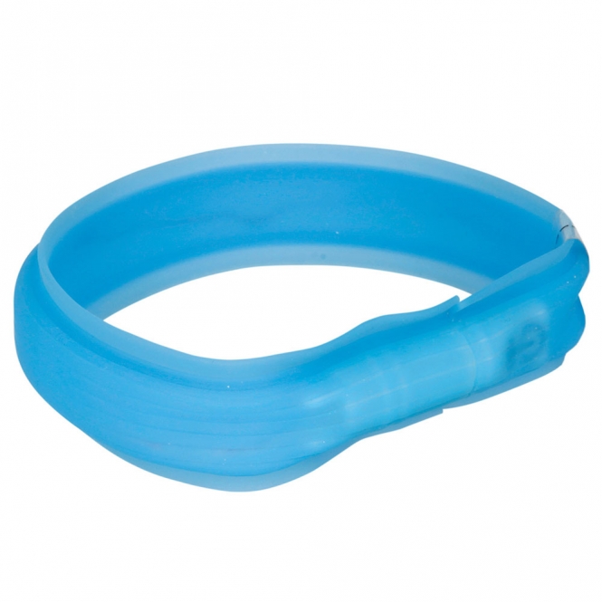 Trixie Flash Leuchtband USB - extra breit - blau / 50 cm 12671 trxi.jpg