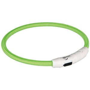 Trixie Flash Leuchtring USB Grün – XS-S