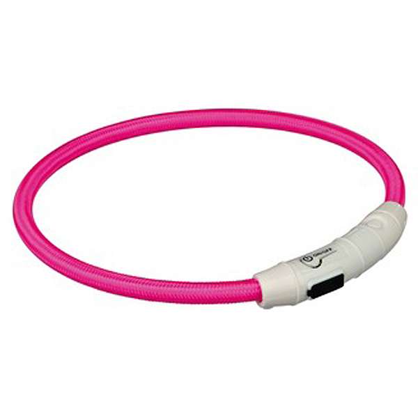 Trixie Flash Leuchtring USB Pink - L-XL 12706 usb leuchtring pink.jpg