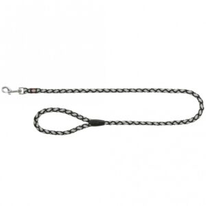 Trixie Cavo Reflect Leine – 1 m – Schwarz / S-M