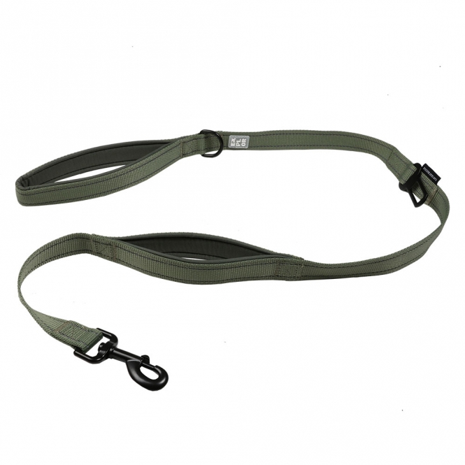 Duvoplus EXPLOR Ultimate Fit On-The-Road-Leine Classic - Undercover Green - 130cm - 25mm 14186.jpg
