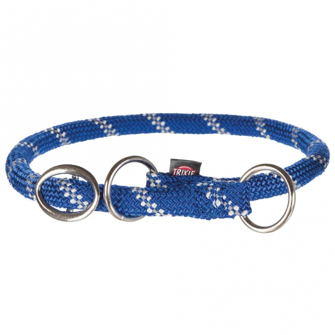 Trixie Sporty Rope Zug-Stopp-Halsband - blau - M 14647 trxi.jpg