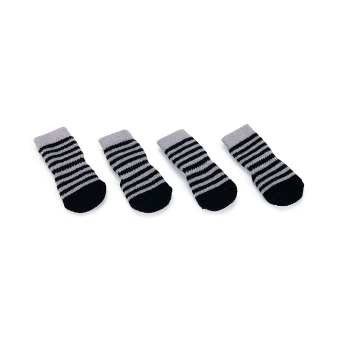 Karlie Doggy Socks Hundesocken 4er Set - Schwarz/Grau - M 15225.jpg