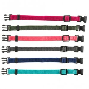 Trixie Welpenhalsbänder – 6er-Set 2 – S-M = 17-25 cm
