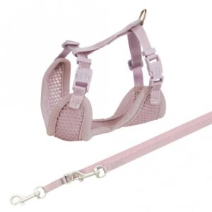 Trixie Junior Welpen-Softgeschirr mit Leine – flieder