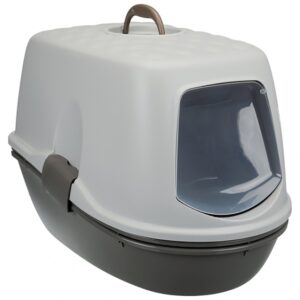 Trixie Katzentoilette Berto Top mit Trennsystem – taupe/helltaupe