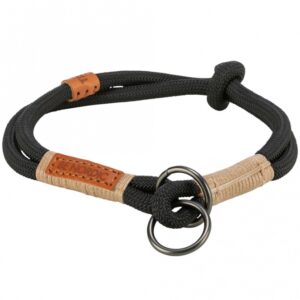 Trixie BE NORDIC Zug-Stopp-Halsband – schwarz – 55 cm