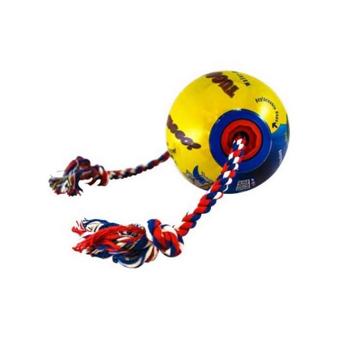 Tuggo Teeny Tiny Ball - 4 Inch (ca. 10 cm) - von Tigern getestet! - Blau 17610 akp.jpg