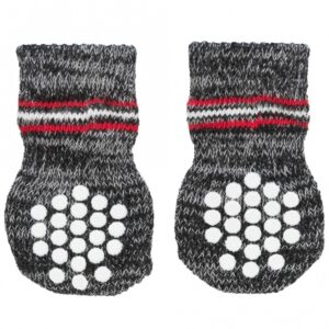 Trixie Hundesocken – Grau – XS-S