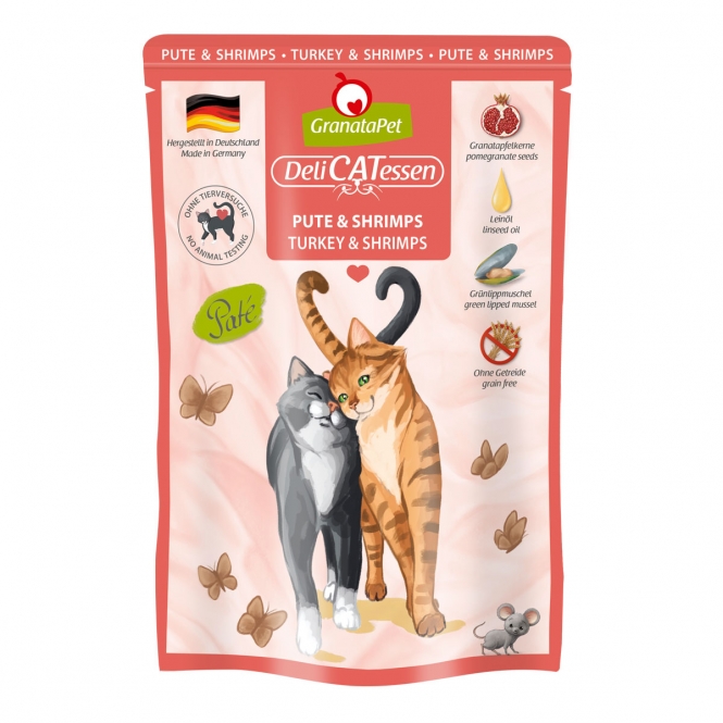 GranataPet Delicatessen Pouch Pute & Shrimps 85 g 197564 delicatessen 85g pouch pute shrimps.jpg