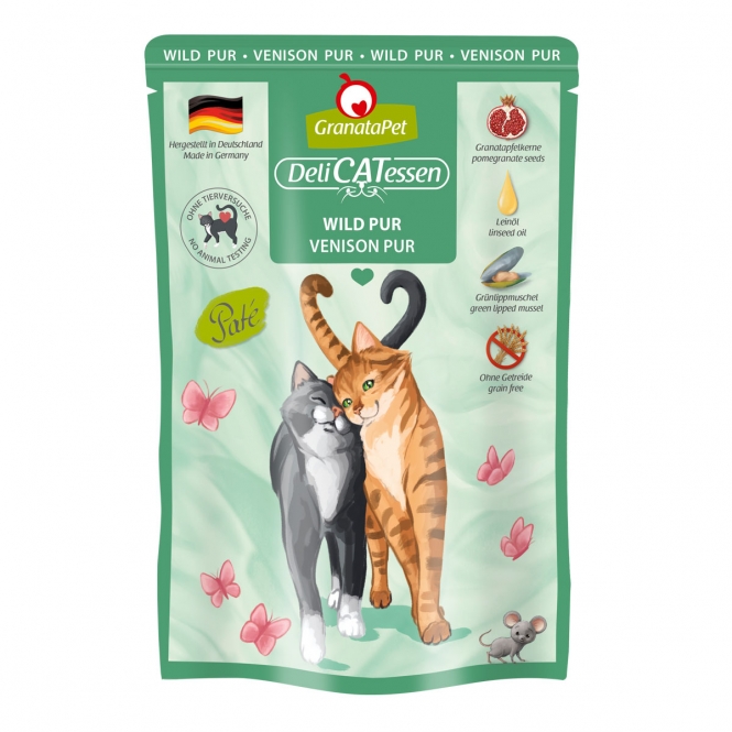 GranataPet Delicatessen Pouch Wild PUR 85 g 197748 delicatessen 85g pouch wild pur.jpg