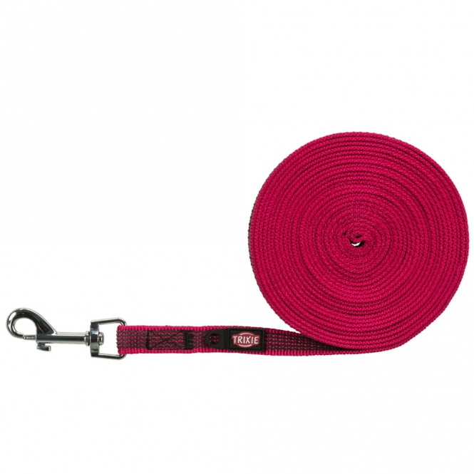 Trixie Schleppleine, gummiert - fuchsia - 5 m/15 mm 19783.jpg