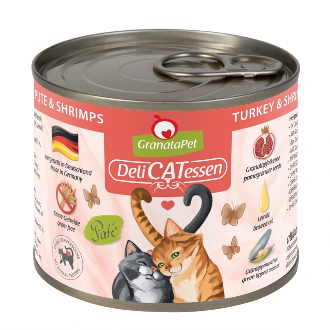 GranataPet Delicatessen Dose Pute & Shrimps - 200 g 197861 delicatessen 2019 200g 3d pute shrimps.jpg