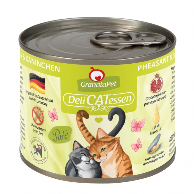GranataPet Delicatessen Dose Fasan & Kaninchen - 200 g 197885 delicatessen 2019 200g 3d fasan kaninchen.jpg