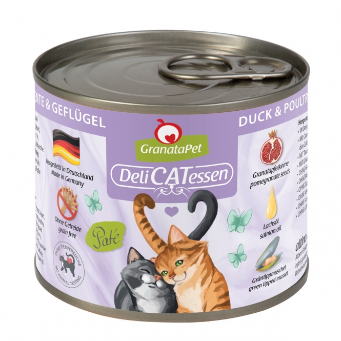 GranataPet Delicatessen Dose Ente & Geflügel - 800 g 197946 delicatessen 2019 200g 3d ente geflugel 1.jpg