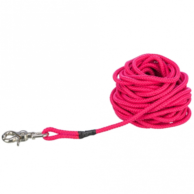 Trixie Schleppleine, rund aus Segeltau mit Trigger Snap Hook - fuchsia - 15 m 197951.jpg
