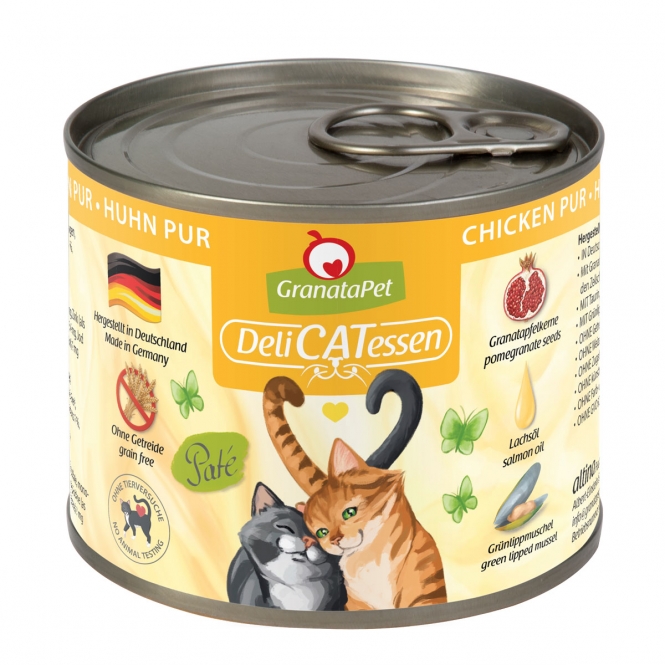GranataPet Delicatessen Dose Huhn PUR - 800 g 198080 delicatessen 2019 200g 3d huhn pur.jpg
