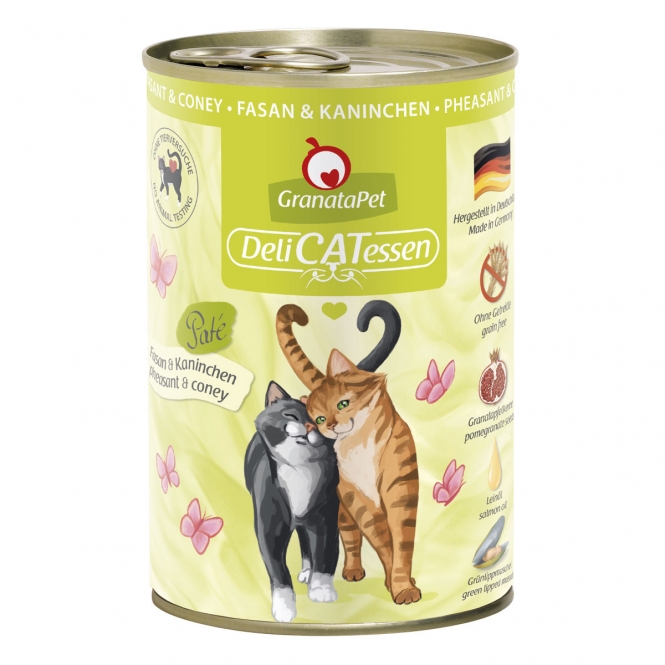 GranataPet Delicatessen Dose Fasan & Kaninchen - 400 g 198189 delicatessen2019 400g 3d fasan kaninchen 1.jpg