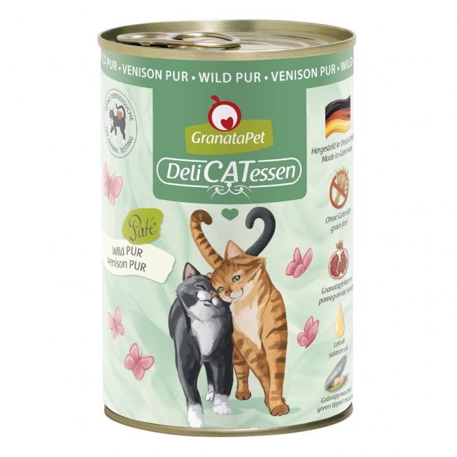 GranataPet Delicatessen Dose Wild PUR - 400 g 198349 delicatessen2019 400g 3d wild pur.jpg