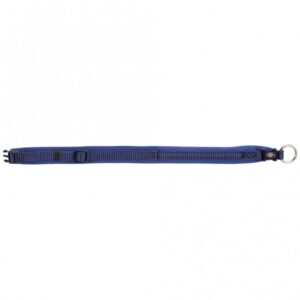 Trixie Premium Halsband, extra breite Neopren Polsterung – indigo/royalblau – 27-35 cm/10 mm