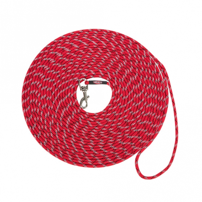 Trixie Junior Welpen-Schleppleine, rund - Rot / 8m, ø 4mm 19940 1.jpg