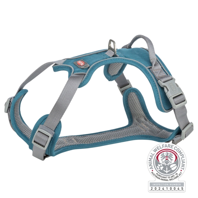 Trixie Premium Active Geschirr - petrol - 39–56 cm/15 mm 1996032.jpg