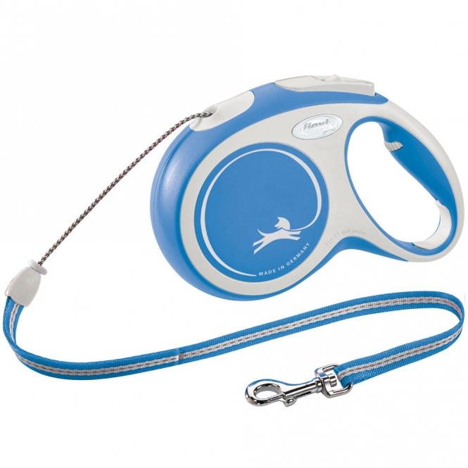 FLEXI Rollleine New COMFORT Seil - 8m, bis 20kg - blau 213202 trxi 1.jpg
