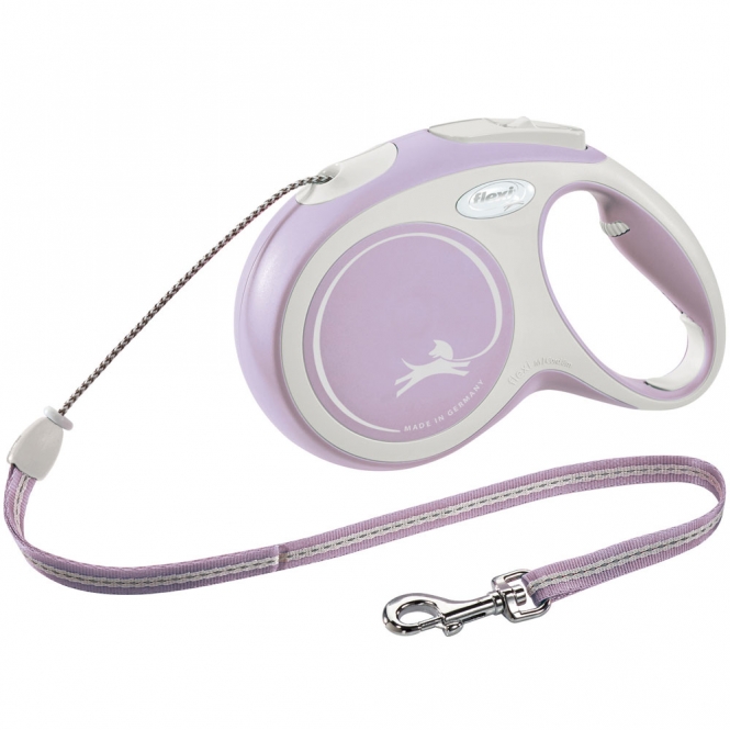 FLEXI Rollleine New COMFORT Seil - 8m, bis 20kg - rosa 213206 trxi.jpg