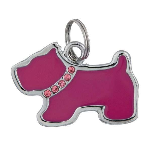Trixie Schmuck-Adressanhänger Hund mit Strass 22761 trxi.jpg