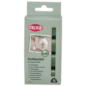 Trixie kompostierbare Hundekotbeutel – 4 × 10 Btl.