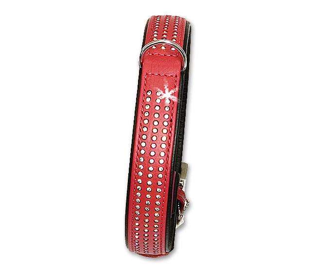 Karlie VINTAGE Strass Halsband 3-reihig - Rot - 24 mm, 40 cm 24293 z1.jpg