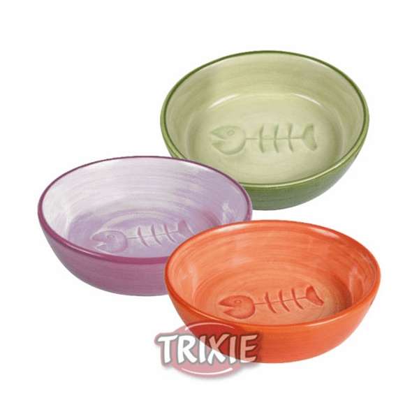 Trixie Keramiknapf FISCHGRÄTE - Orange 24492 trxi.jpg