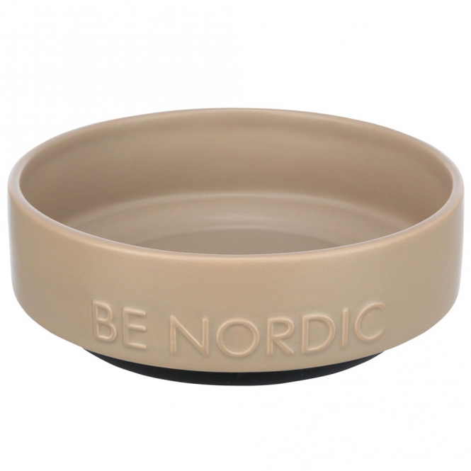 Trixie BE NORDIC Keramiknapf für Hunde - taupe/0,5l 24526.jpg
