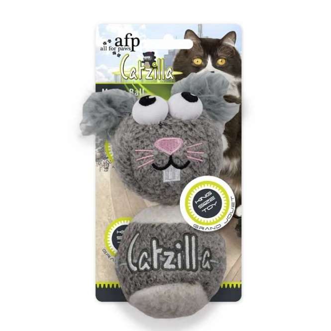 All for Paws Catzilla Mouse Ball extra großes Katzenspielzeug 2463 pega.jpg