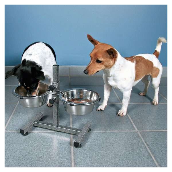 Trixie Hundebar mit Edelstahlnäpfen - 2 x 1,8 l 24921 trxi.jpg