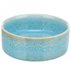 Trixie Keramiknapf mit Musterung – blau – 0,4 l/ø 13 cm